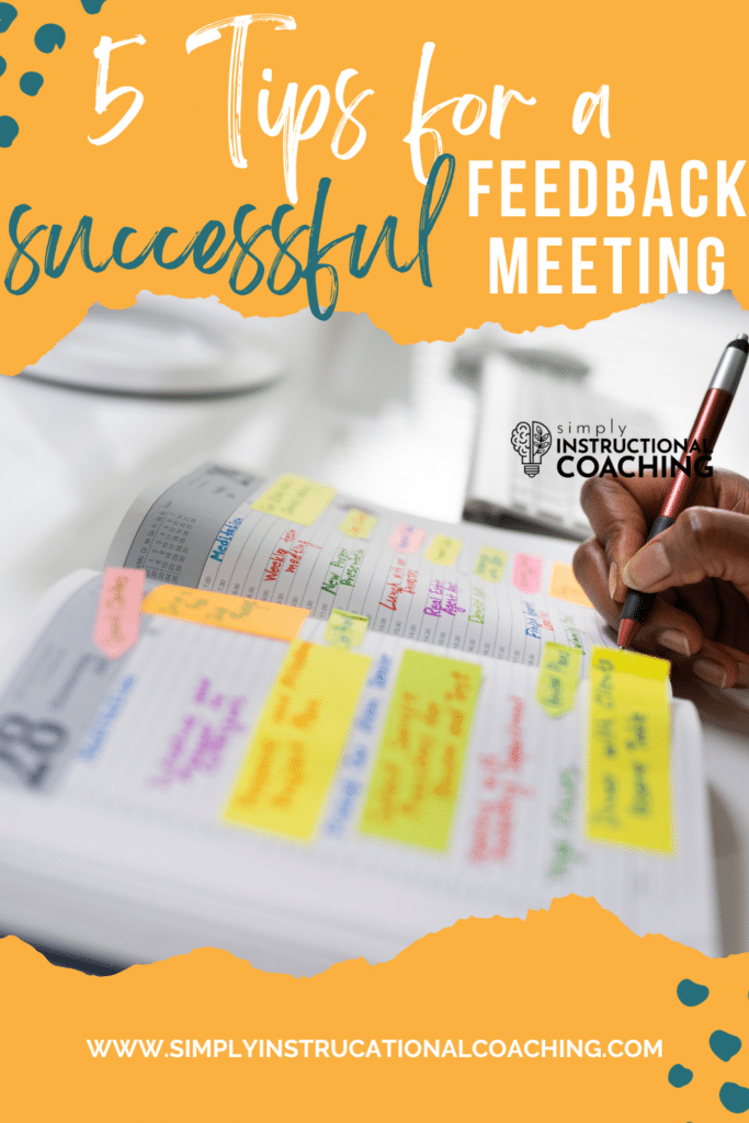 5 Tips for a for a successful feedback meeting