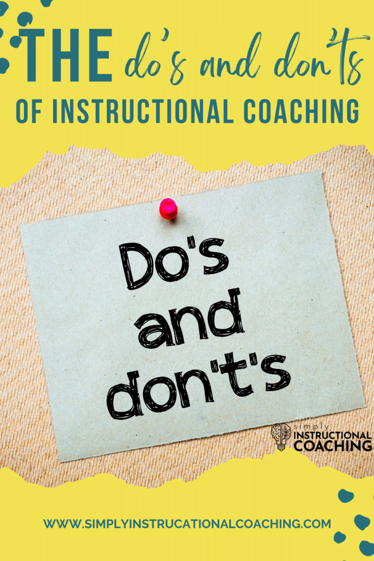 The Do’s and Don’ts of Instructional Coaching