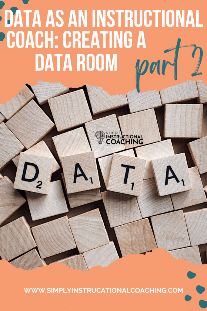 Data as an instructional coach: creating a data room Part 2