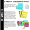 End-of-the-year Meeting Activities 3 different icebreaker activities
