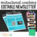 Instructional Coaching Newsletter Template Cover