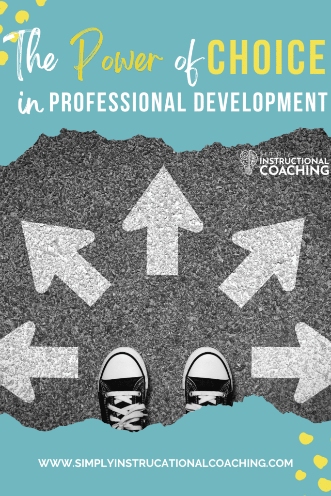 The power of choice is professional development as an instructional coach