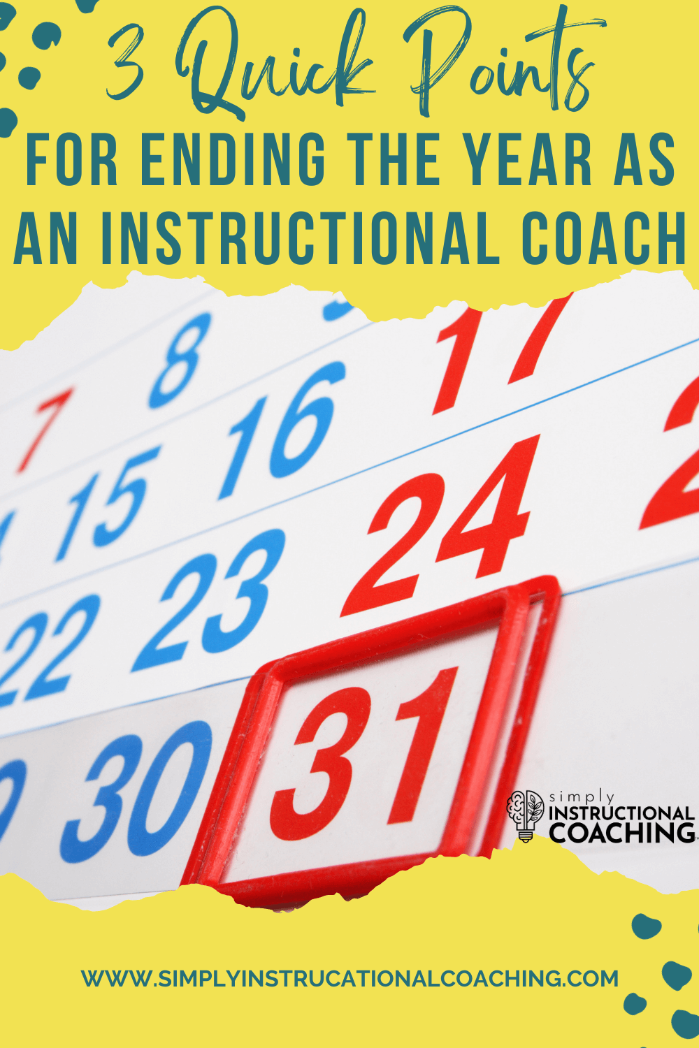 Three quick points for ending the year as an instructional coach